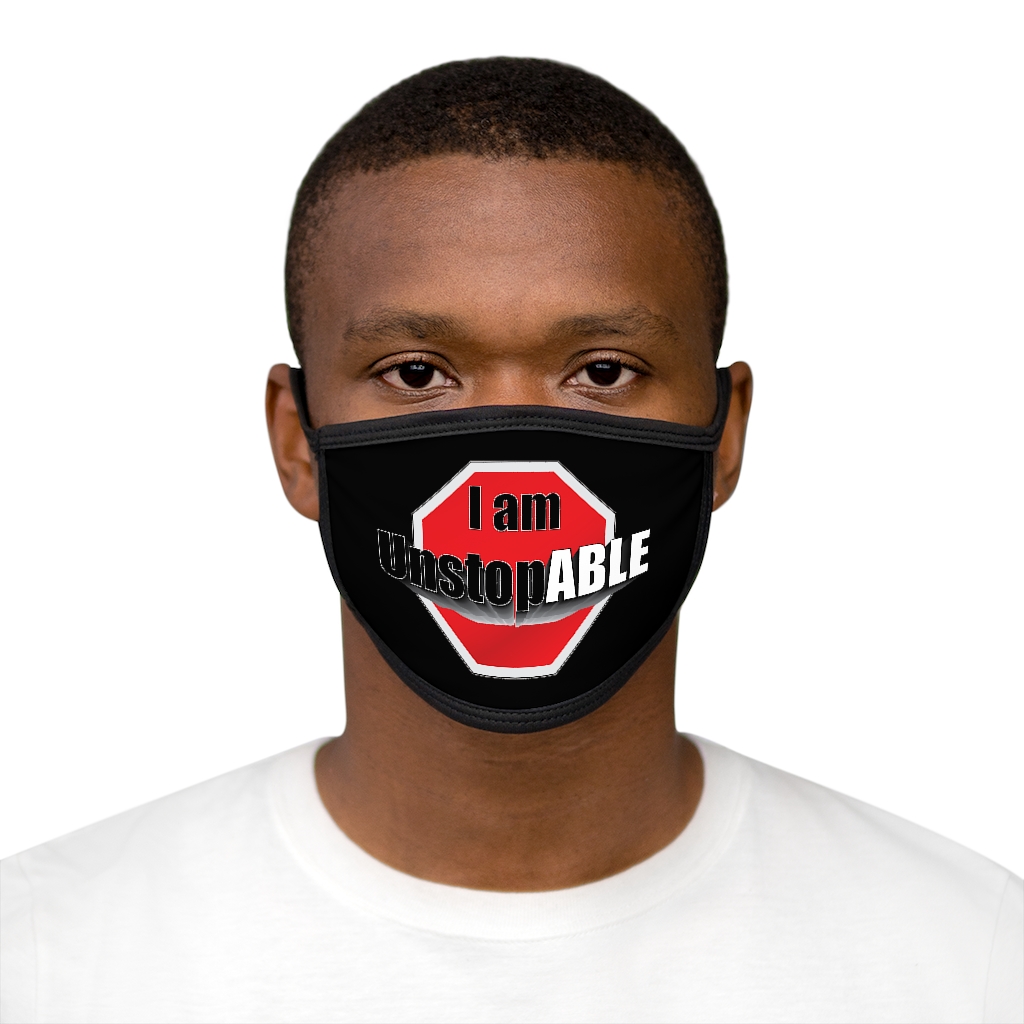 Mixed-Fabric Face Mask - Image 2