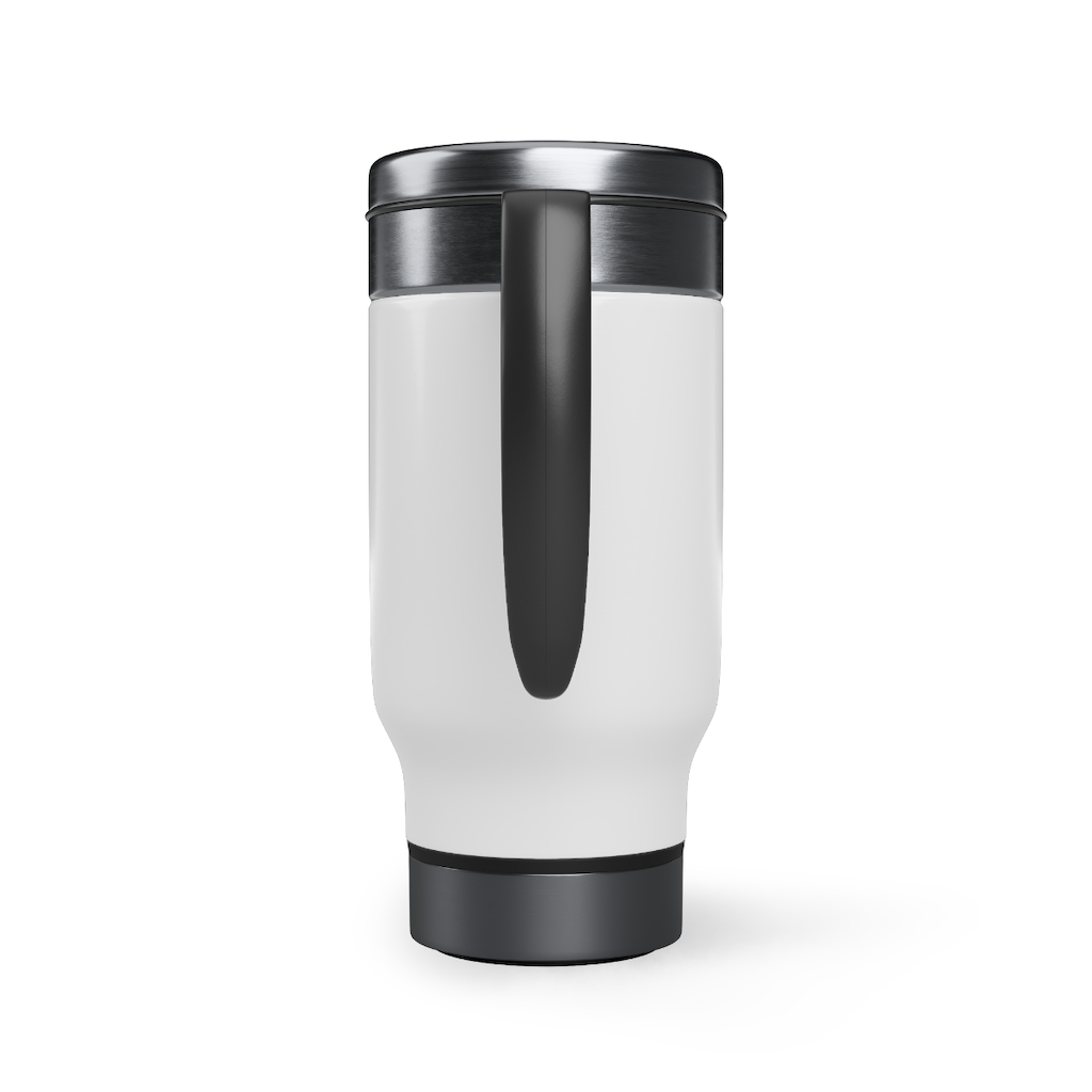 Stainless Steel Travel Mug with Handle, 14oz - Image 2